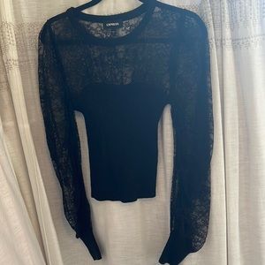 Express Lace Sweater